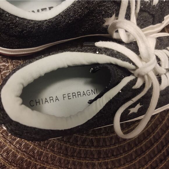 Converse X Chiara Ferragni One Star Ox Low Black 6 EUC - Picture 6 of 8